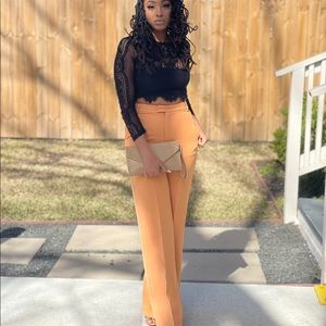 JLUXLABEL ORANGE TROUSERS